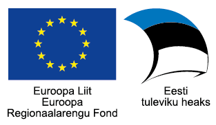EL Euroopa Regionaalarengu Fond ja Eesti tuleviku heaks kaksiklogo
