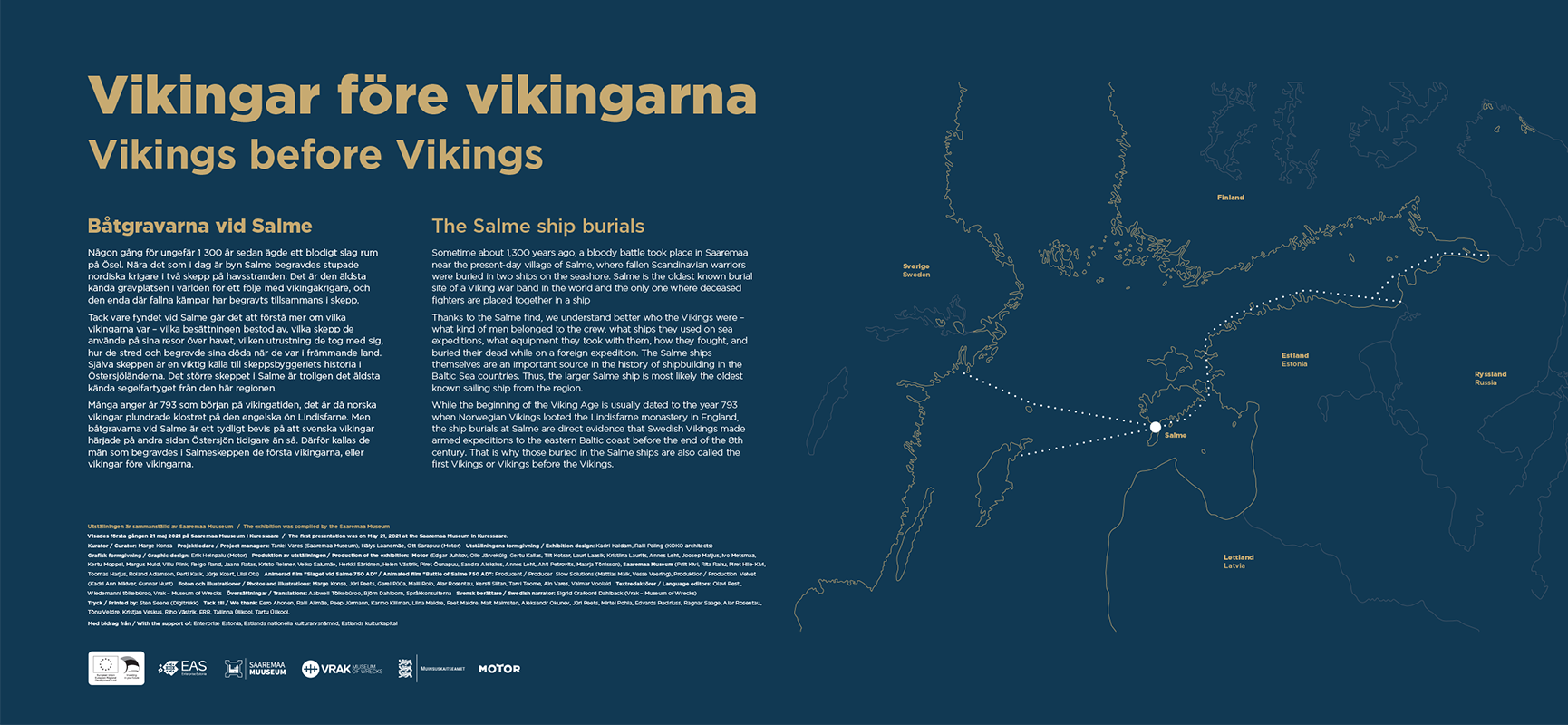 Saaremaa muuseumi näitus Salme viikingitest jõudis Stockholmi vrakimuuseumisse Vrak